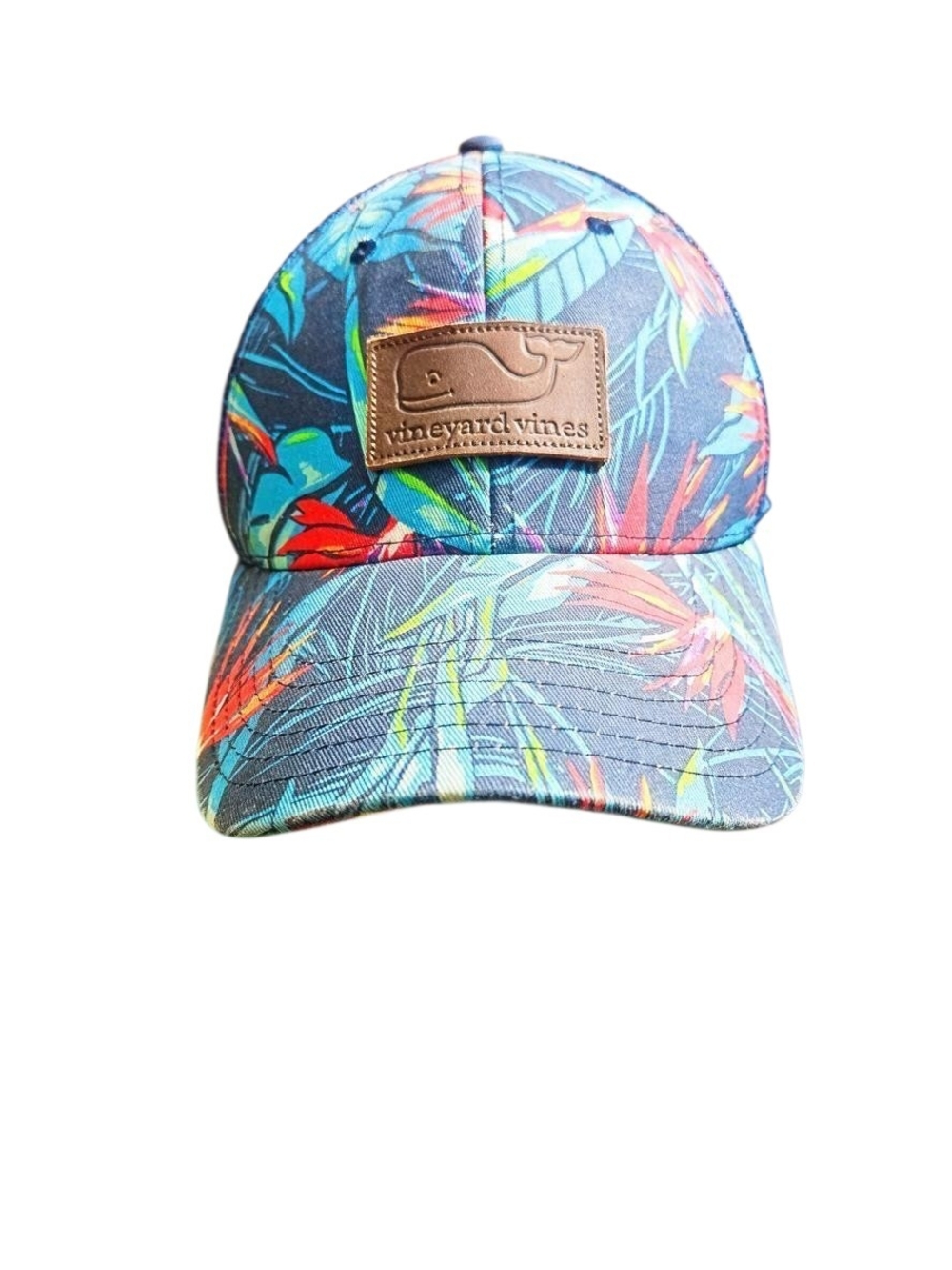 Vineyard Vines Birds of Paradise Tropical Floral Trucker Hat